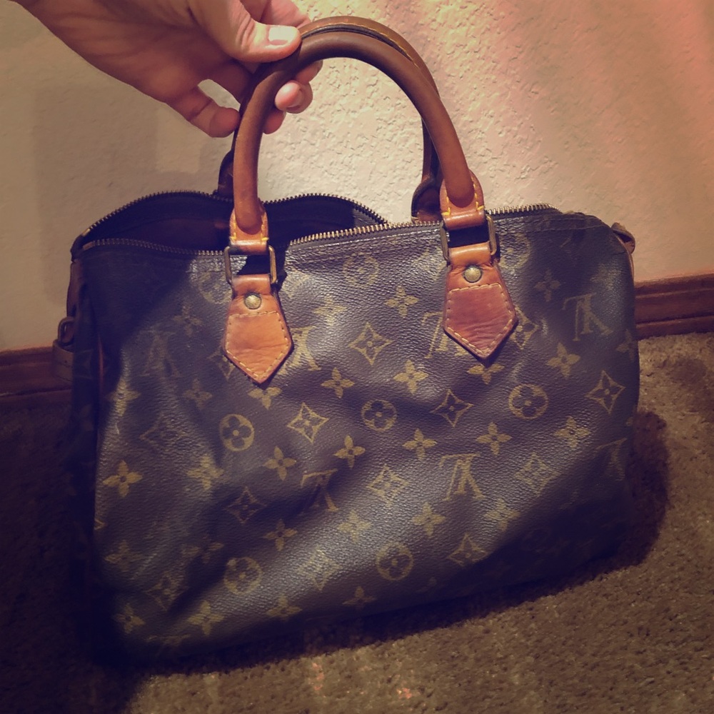Louis Vuitton Monogram Canvas Speedy Handbag
